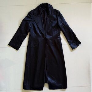 Lafayette 148 Black Silk Women's Coat